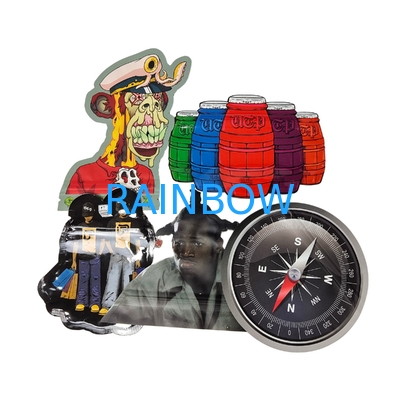 Τρώσιμα 3.5g Mylar Bags Ziplock Ειδικό σχήμα Γλυκά βότανα Biscuit Gummy Packaging
