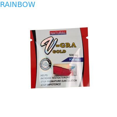 Τσάντα φερμουάρ από πλαστικό θερμοσυγκολλητικό τροφίμων με προσαρμοσμένα μεγέθη για χάπια, δισκία και φαρμακευτικές κάψουλες