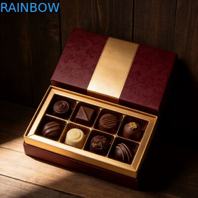 Προσαρμοσμένο Λογότυπο Εξατομικευμένο Σοκολατένιο Κουτί Δώρου Συσκευασία Καραμέλας Σοκολάτας Καλλυντικών Κουτί Άδειο Κουτί Σοκολάτας