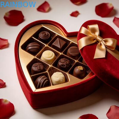 Custom Luxury Matte Paperboard Biodegradable Chocolate Gift Box with Inserts Foldable Packaging Box