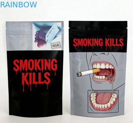 Προσαρμοσμένη εκτυπωμένη αποσμητική τσάντα Mylar Ziplock για συσκευασία σνακ
