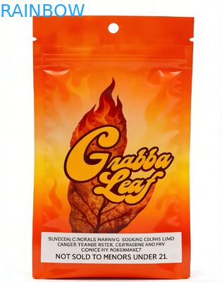 Ανθεκτική σε παιδιά, κατάλληλη για τρόφιμα, αδιάβροχη σακούλα Mylar για θήκη καπνού και συσκευασία αρωματικού βοτάνου