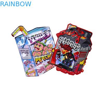 Τυποποιημένο ειδικό σχήμα τσάντες Mylar 3.5 7g Stand Up Child Proof Pouch για συσκευασία σνακ